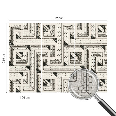 Fototapeta po meri Opečni labirint