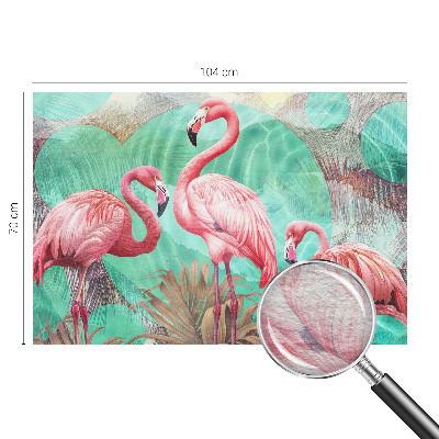 Flis fototapeta za otroško sobo z motivom eksotičnih ptic