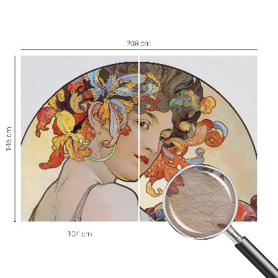 Visokokakovostna fototapeta Barvit secesijski