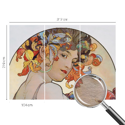 Visokokakovostna fototapeta Barvit secesijski