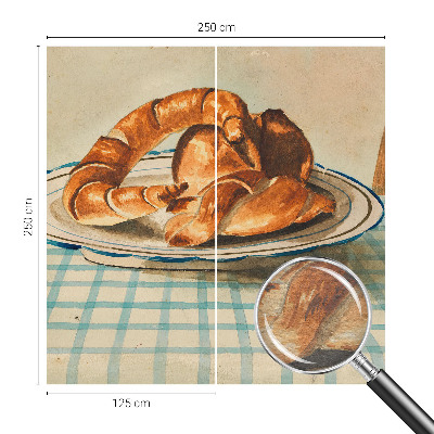 Fototapeta s motivom kuhinjskega peciva
