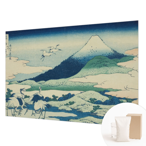 Tiskana fototapeta flis Žerjavi in ​​gore