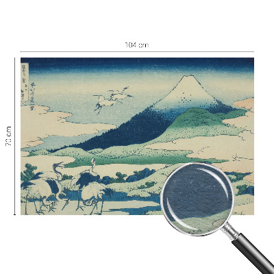 Tiskana fototapeta flis Žerjavi in ​​gore