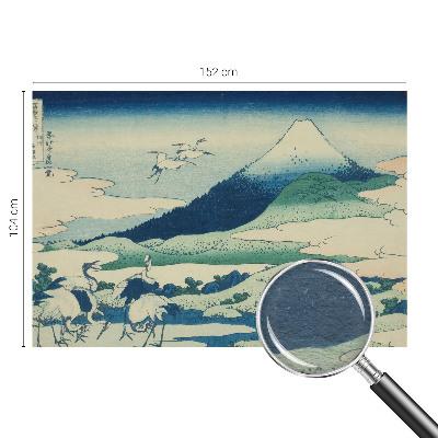 Tiskana fototapeta flis Žerjavi in ​​gore