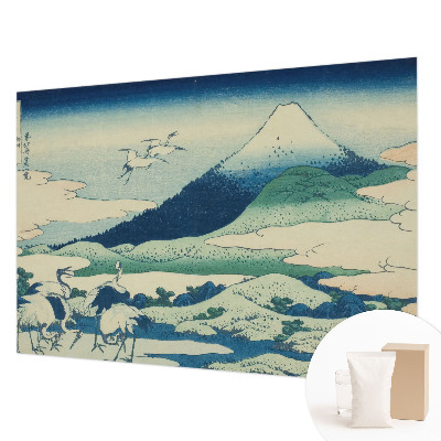 Tiskana fototapeta flis Žerjavi in ​​gore