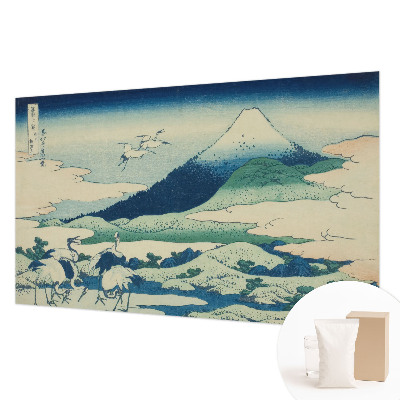 Tiskana fototapeta flis Žerjavi in ​​gore