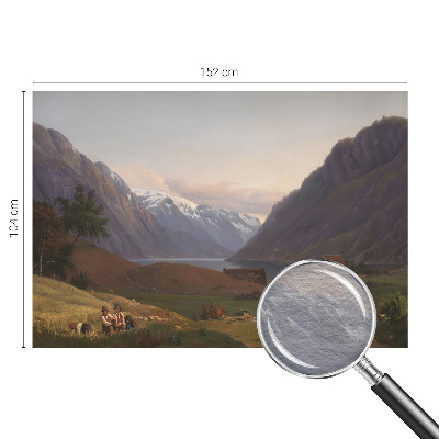 Stenska fototapeta Fliz z motivom gorske panorame