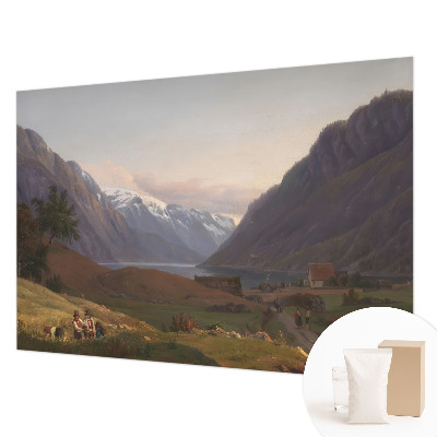 Stenska fototapeta Fliz z motivom gorske panorame