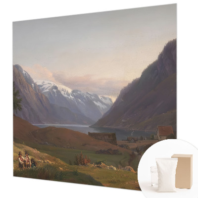 Stenska fototapeta Fliz z motivom gorske panorame