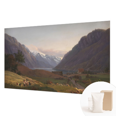 Stenska fototapeta Fliz z motivom gorske panorame