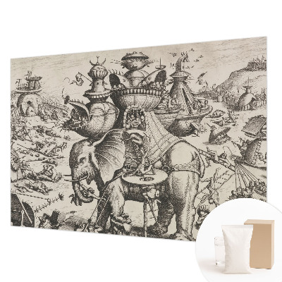 Fototapeta za steno z motivom groteskne bitke