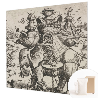 Fototapeta za steno z motivom groteskne bitke