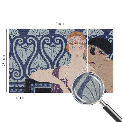 Visokokakovostna fototapeta Umetniški par