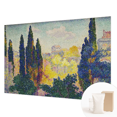 Stenska dekoracija fototapeta z motivom impresionističnih pokrajin