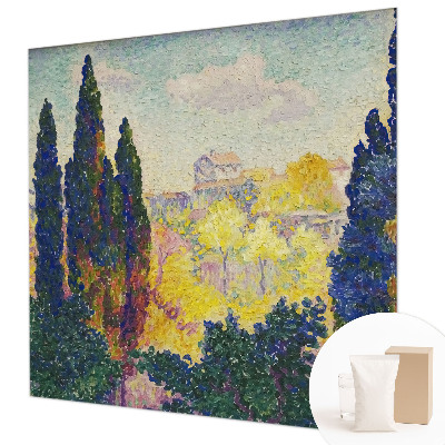 Stenska dekoracija fototapeta z motivom impresionističnih pokrajin
