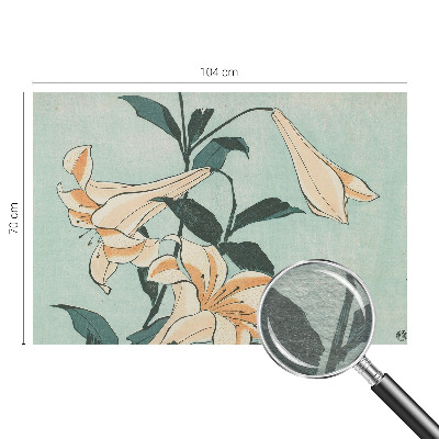 Flis fototapeta z motivom nežnih lilij