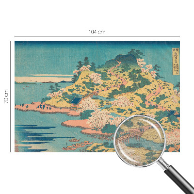 Tiskana fototapeta flis z motivom japonske pokrajine
