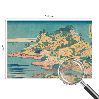 Tiskana fototapeta flis z motivom japonske pokrajine
