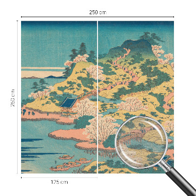 Tiskana fototapeta flis z motivom japonske pokrajine