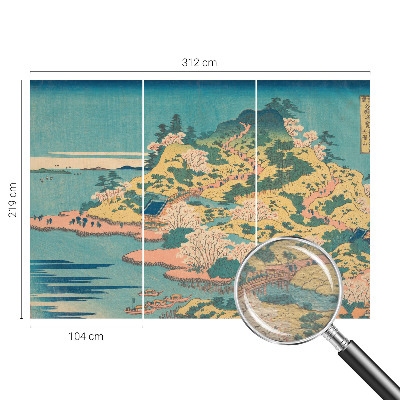 Tiskana fototapeta flis z motivom japonske pokrajine