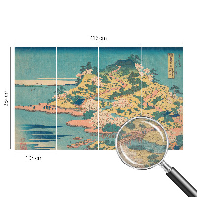 Tiskana fototapeta flis z motivom japonske pokrajine