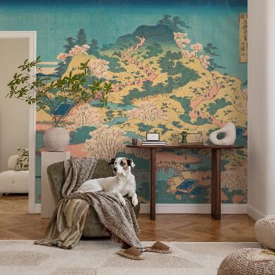 Tiskana fototapeta flis z motivom japonske pokrajine