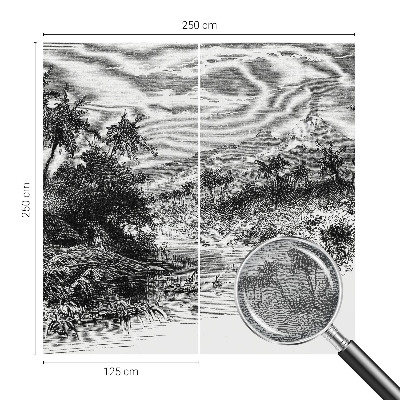 Fototapeta z eksotično panoramo
