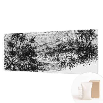 Fototapeta z eksotično panoramo