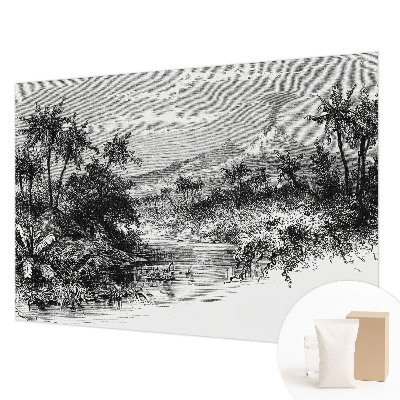 Fototapeta z eksotično panoramo