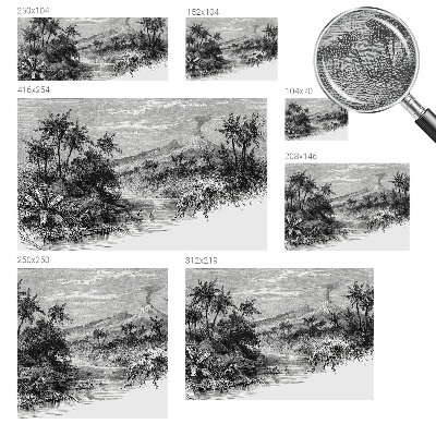 Fototapeta z eksotično panoramo