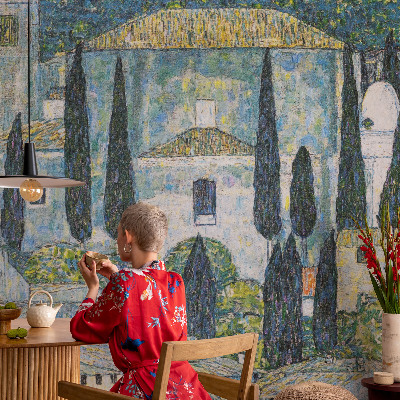 Stenska fototapeta flis Cipresne hiše