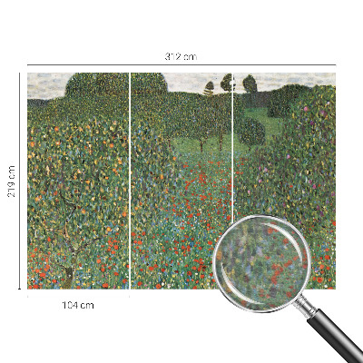 Fototapeta za spalnico Cvetlični travnik