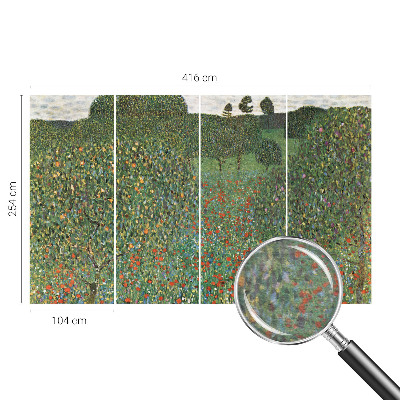 Fototapeta za spalnico Cvetlični travnik