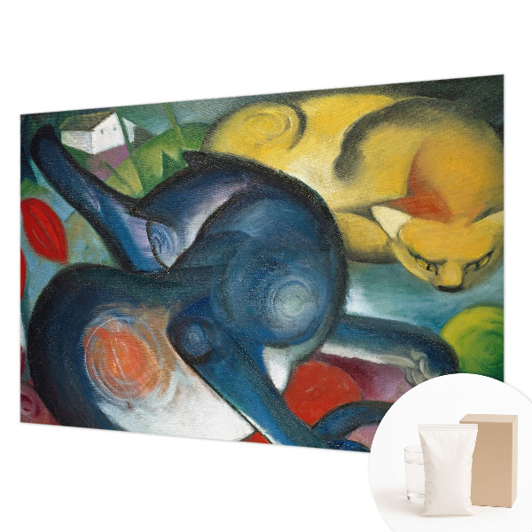 Moderna fototapeta z motivom mačje umetnosti