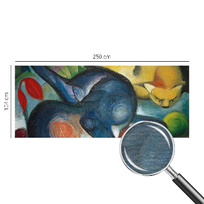 Moderna fototapeta z motivom mačje umetnosti