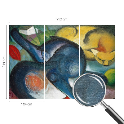 Moderna fototapeta Mačja umetnost