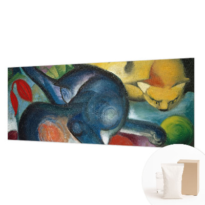 Moderna fototapeta z motivom mačje umetnosti