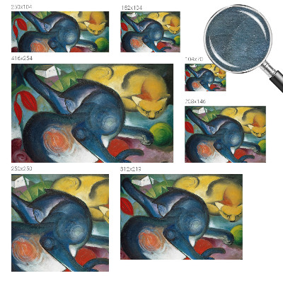 Moderna fototapeta Mačja umetnost