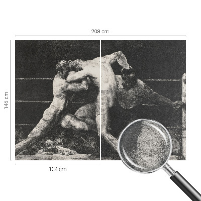 Visokokakovostna fototapeta Boksarski dvoboj