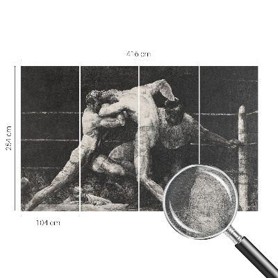 Visokokakovostna fototapeta Boksarski dvoboj