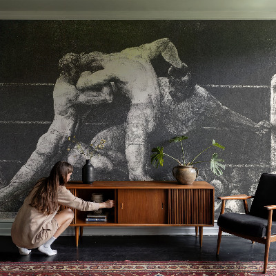 Visokokakovostna fototapeta Boksarski dvoboj