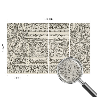 Fototapeta s klasičnim ornamentom