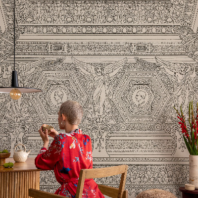 Fototapeta s klasičnim ornamentom