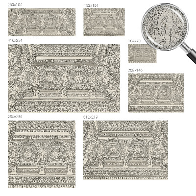 Fototapeta s klasičnim ornamentom