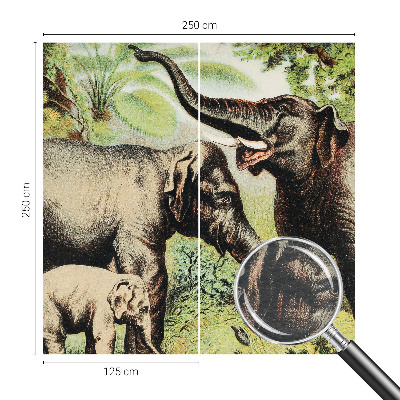 Foto tapeta Družinski sloni