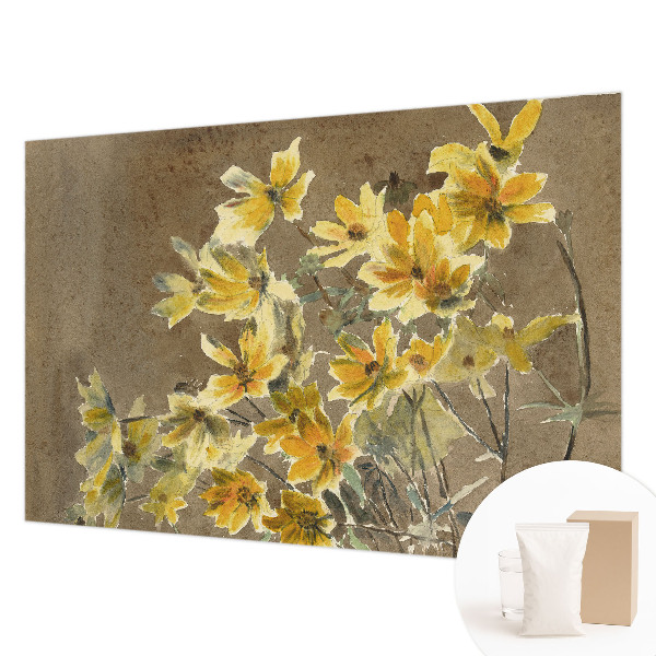 Tiskana fototapeta flis Sončni šopek