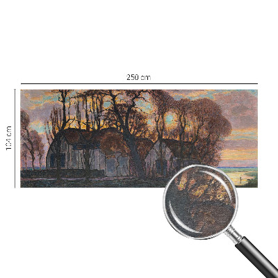 Fototapeta za steno z motivom večerne pokrajine