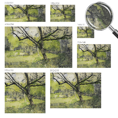 Fototapeta za dnevno sobo Pomladni park