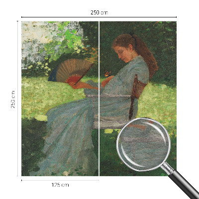 Flis fototapeta za otroško sobo z vzorcem Poletna harmonija