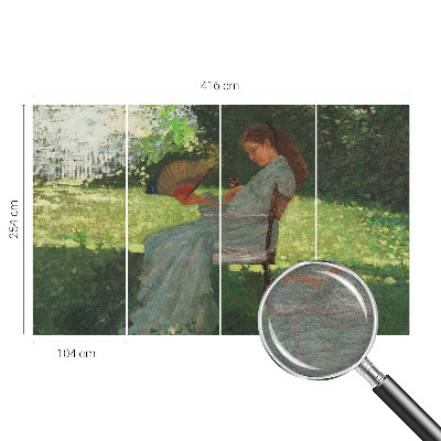 Flis fototapeta za otroško sobo z vzorcem Poletna harmonija
